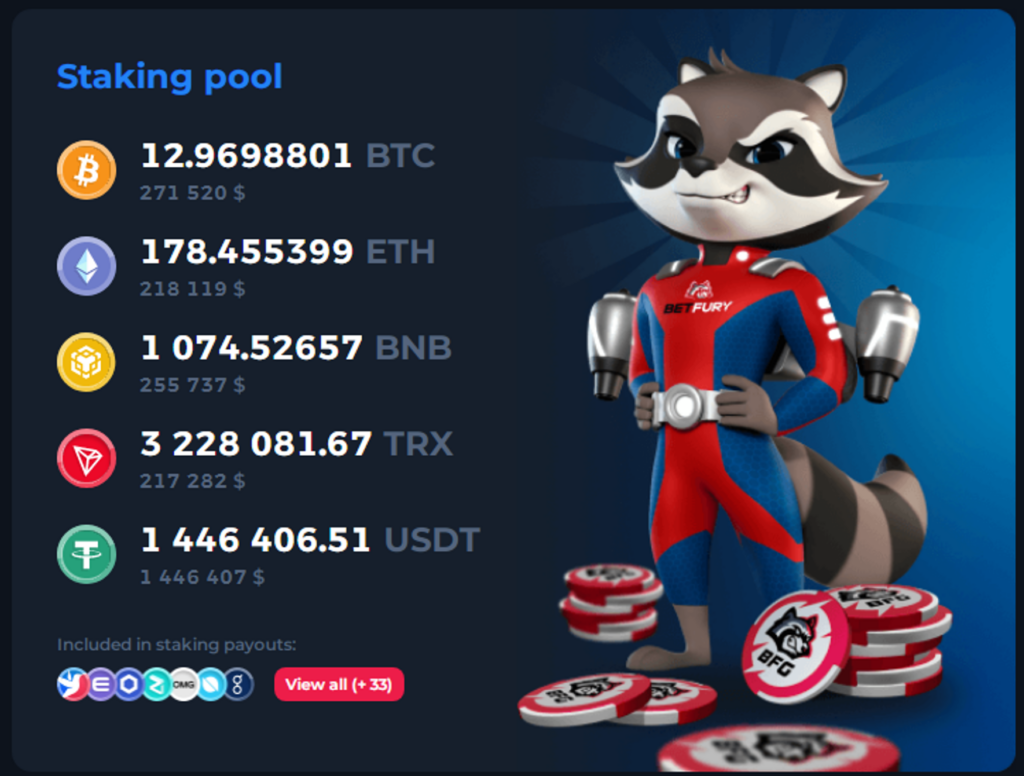 Крипто казино Betfury