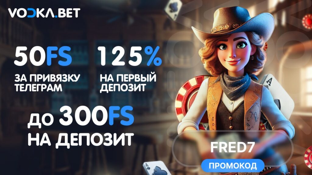 Промокод Vodka Casino
