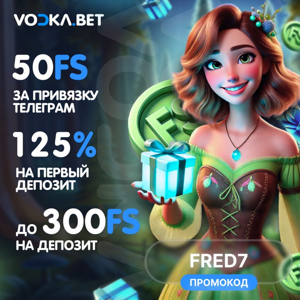 vodka бездепозитный бонус